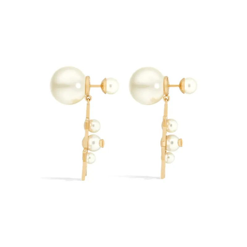 DIOR Metal Earrings Women's Gold-1