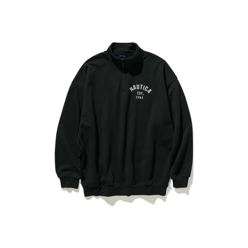 Nautica White Sail Long Sleeved Sweatshirt Unisex-7