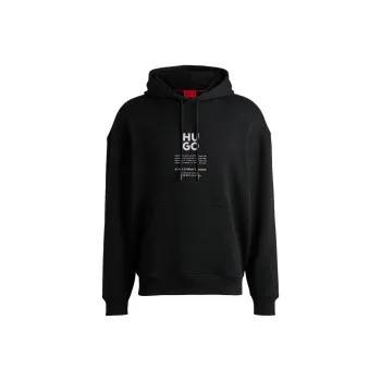HUGO BOSS Printed Cotton Hoodie