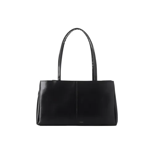 SQUARE Line Cow Leather Shoulder Bag Large Size Women's Multicolor
