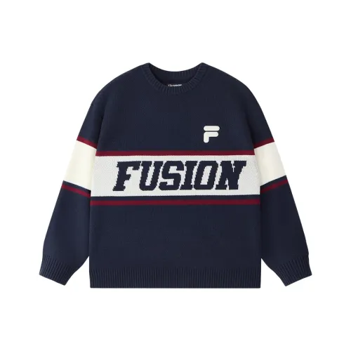 FILA FUSION Sweaters Unisex Night Black Blue