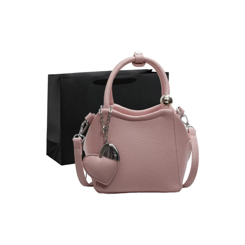 PINK·LAND PU Shoulder Bag, Crossbody Bag, Handbag Women's Black/Ecru/Silver/Pink/Purple/Yellow-18