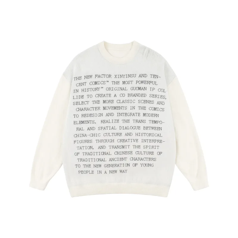 XINYINSU 24FW Sweater Unisex Black-5