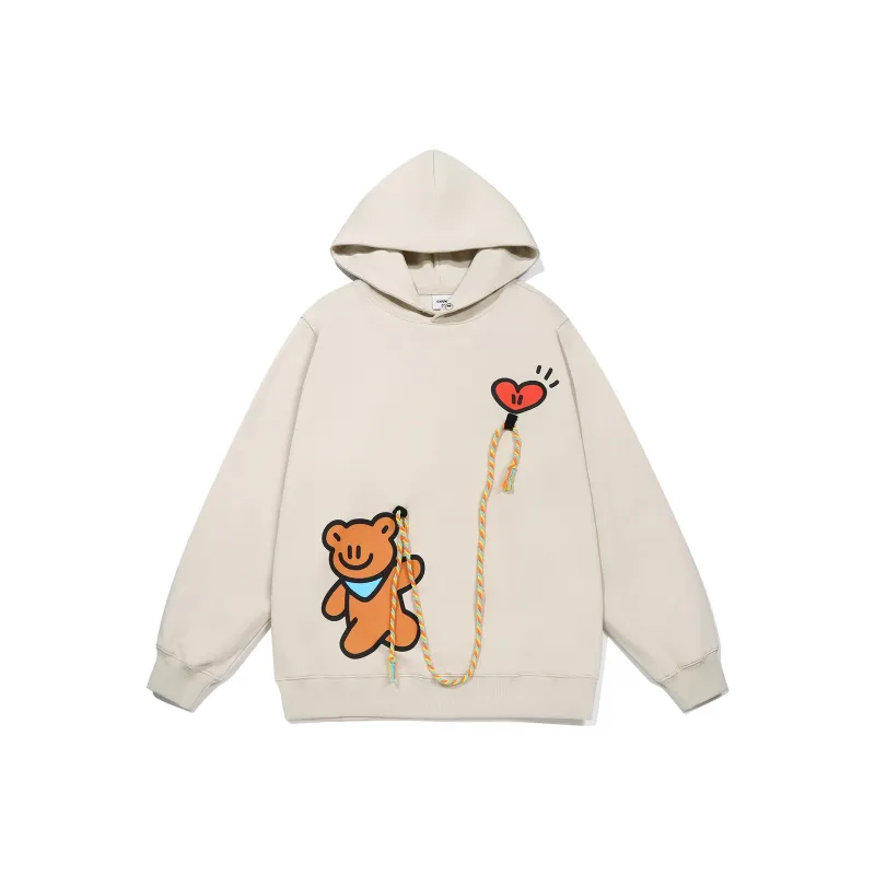 Guuka x AGAHO Sweatshirt Unisex Floral Apricot-17
