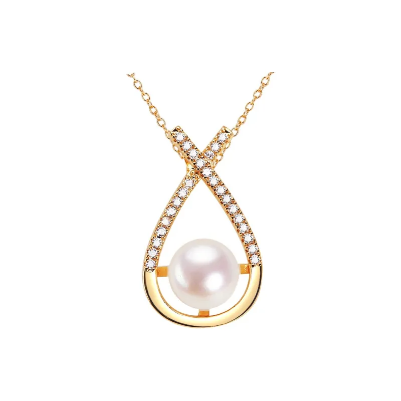 Andaozi Pearl Necklaces Women's-1