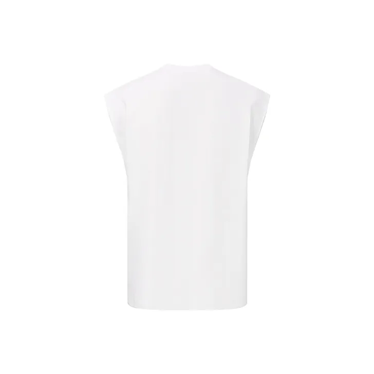 URBAN REVIVO Tank Top Men's Raw White-1