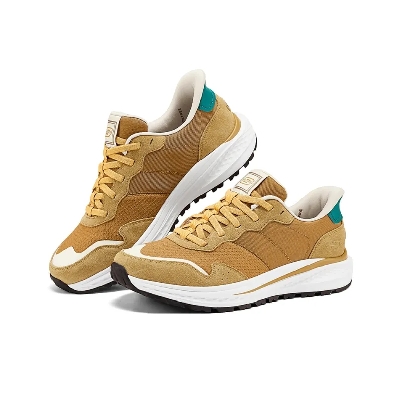 Skechers Slip Ins Slip Resistant, Abrasion Resistant, Lightweight Low Top Casual Running Shoes Men's Wheat Yellow-2