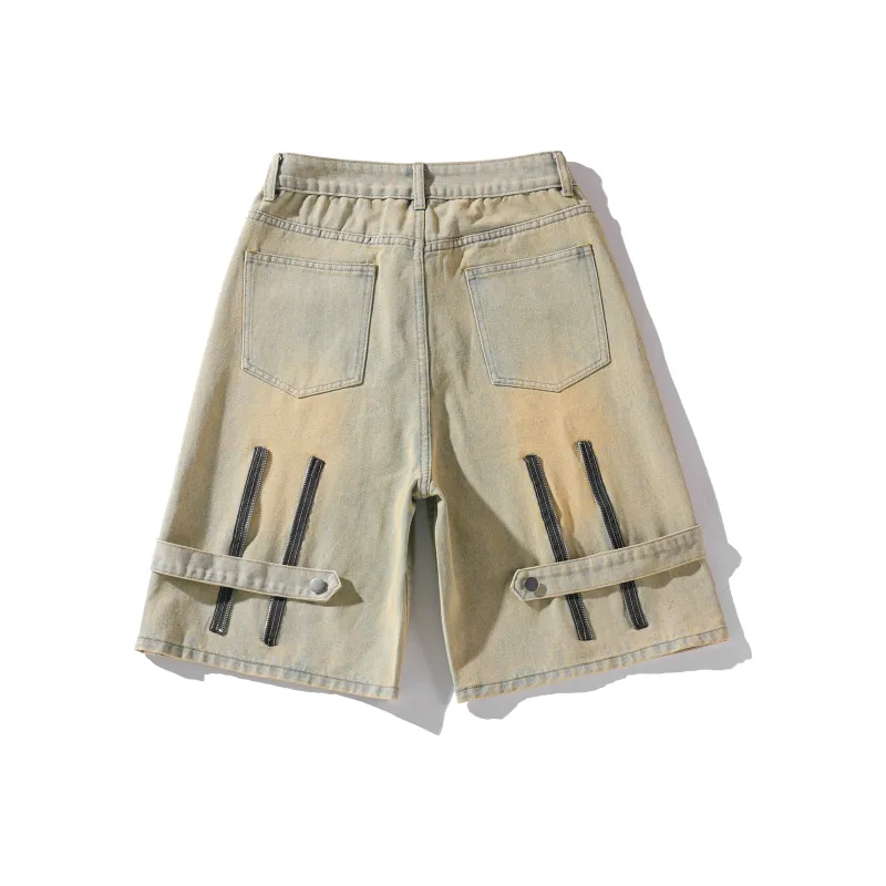 DUNHUANG ART INSTITUTE Denim Shorts Unisex-8