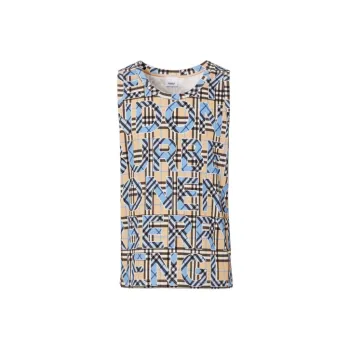 Burberry Tank Tops Men's Bright Cobalt