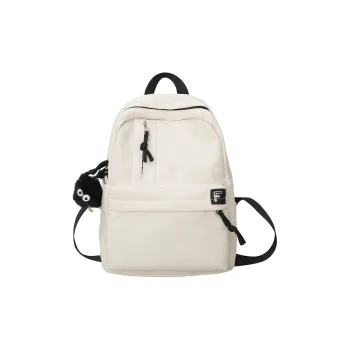 OURFUN Nylon Backpack Unisex White/Black/Pink/Burgundy/Light Green