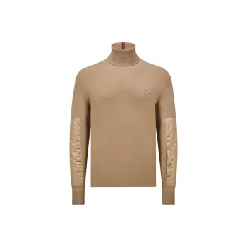 Moncler Grenoble Turtleneck Panelled Sweater