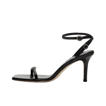 Aeyde Libby One Strap Sandals 5.5cm Women's Black