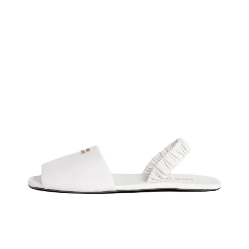 MIU MIU One Strap Sandals Women's White