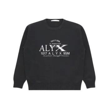 1017 ALYX 9SM Logo Printed Crewneck Sweater