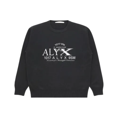 1017 ALYX 9SM Logo Printed Crewneck Sweater