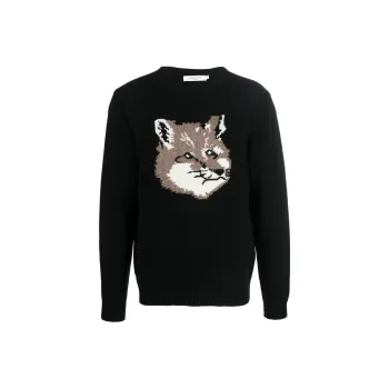 Maison Kitsune Sweaters Men Black
