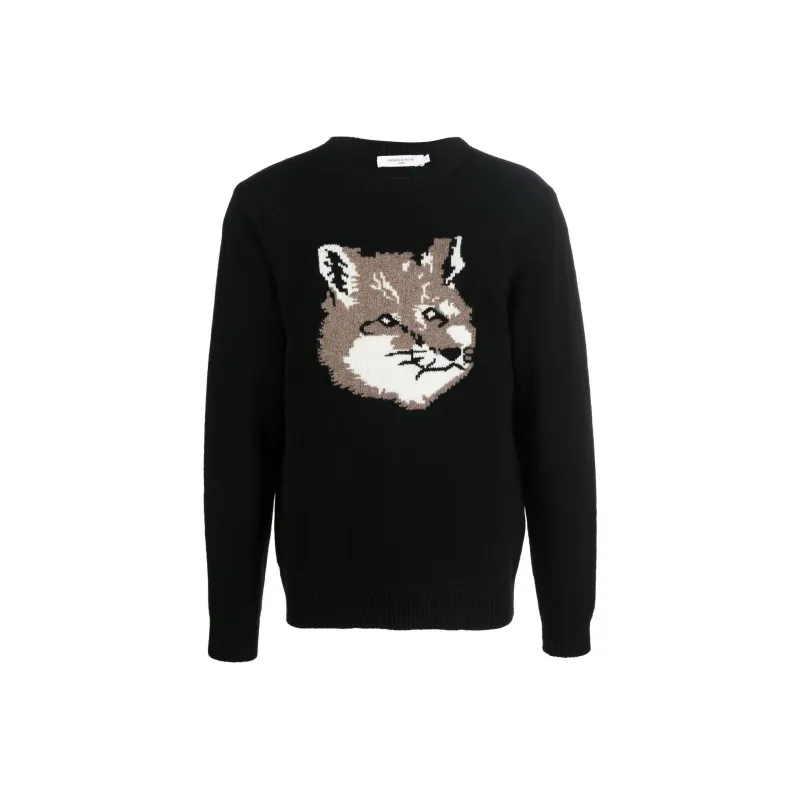 Maison Kitsune Sweaters Men Black-0