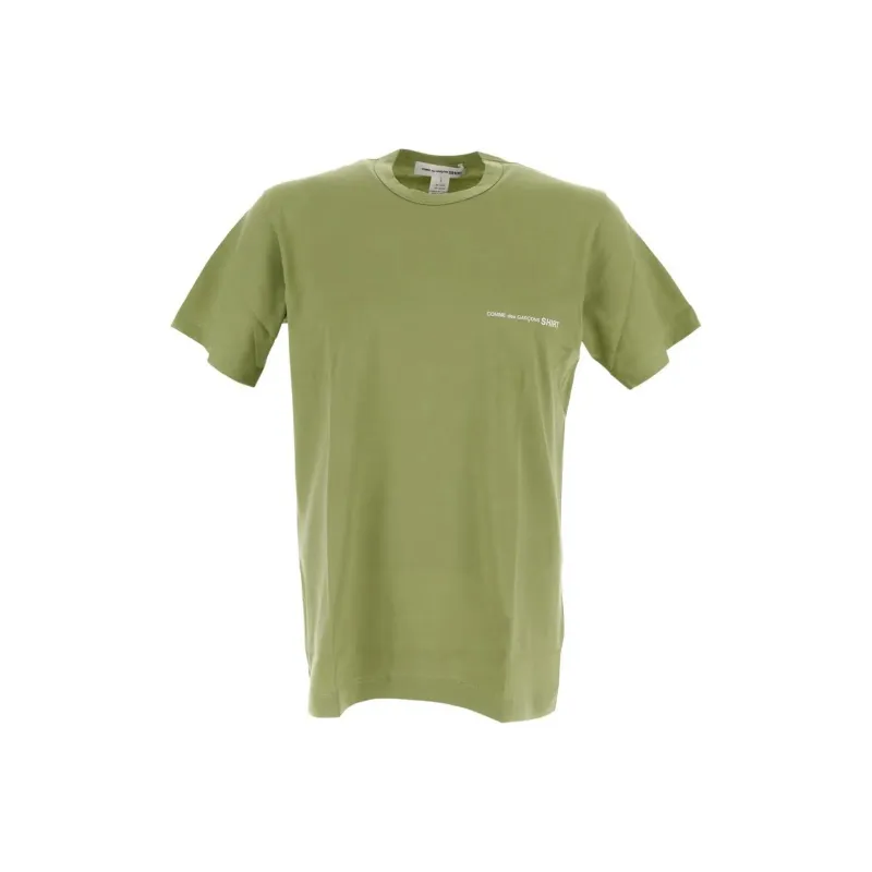 COMME DES GARCONS SHIRT Logo print Cotton T shirt-0