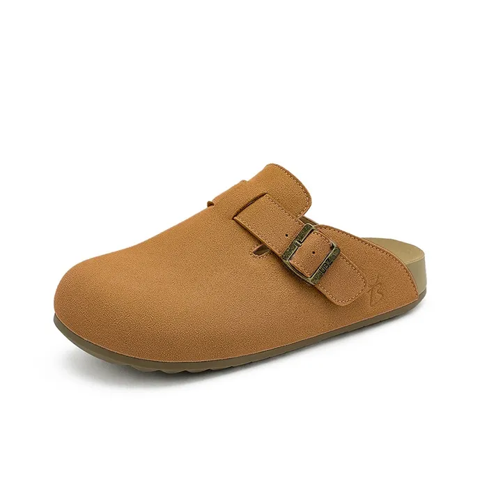 UBZ Rubber Sole Abrasion Resistant Closed Toe Slippers Women's-14