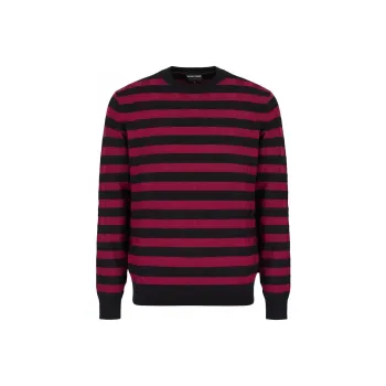 EMPORIO ARMANI Sweaters Men Black Red