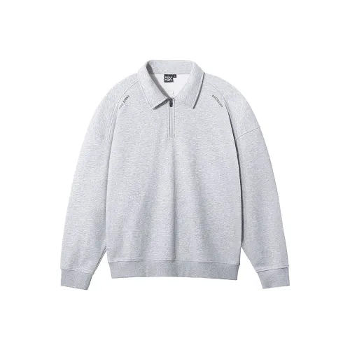 Muscle Dog Sweatshirt Men Heather Gray