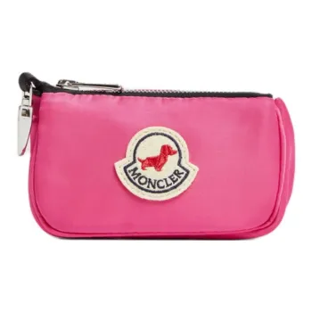 Moncler Nylon Clutch Unisex Bright Pink