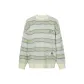 Beige Green Stripes