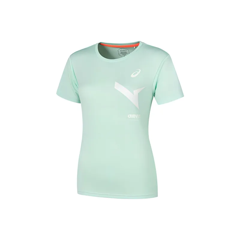 Asics A I M Regular T Shirt Women's Mint Green-1