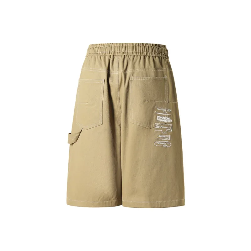 Warrior Denim Shorts Unisex Black-14