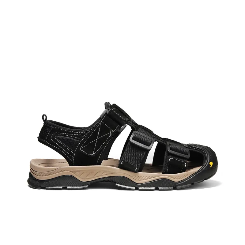 Jeep Breathable Beach Sandals Men's Black-1