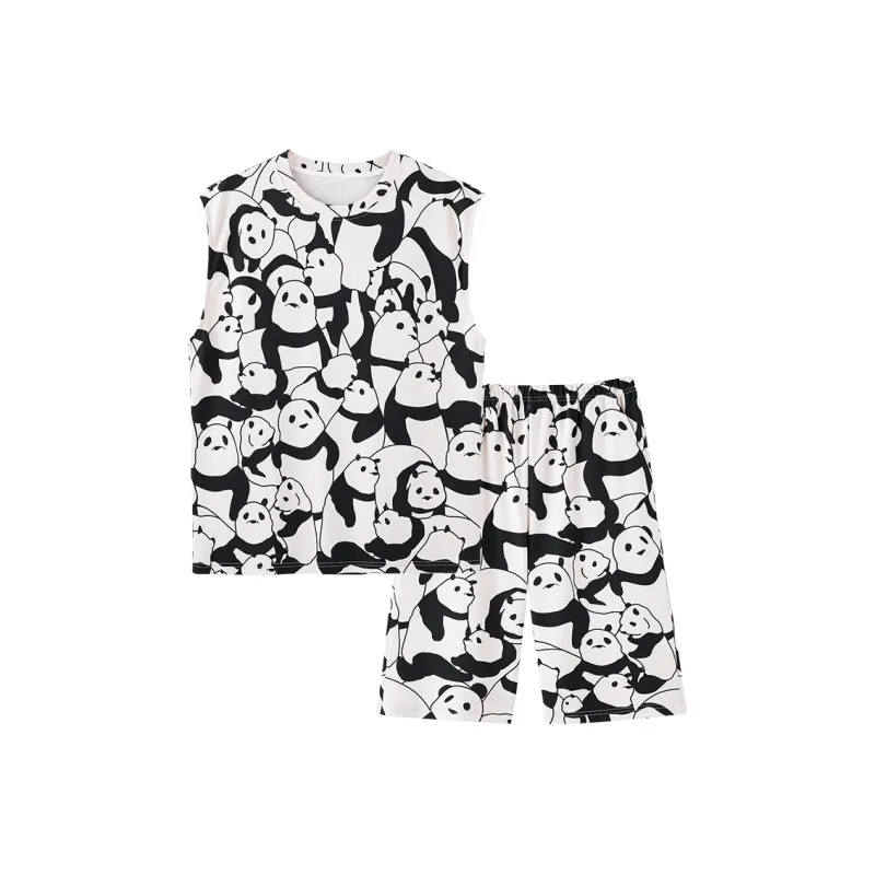 ROUKEER Men Pajama Sets-28