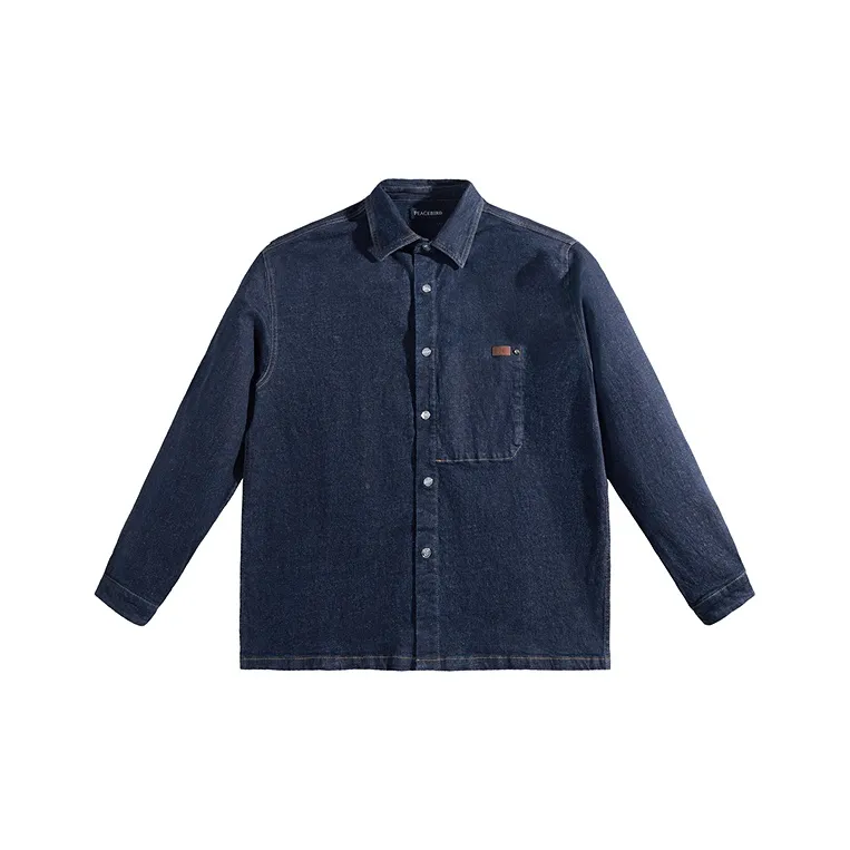 PEACEBIRD MEN Shirts Men Royal Blue 1-0