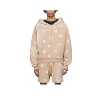 RHUDE Bandana Knit Zip Up