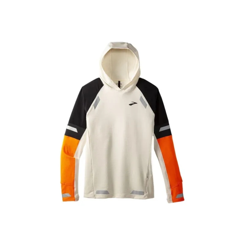 Brooks Run Visible Thermal Sweatshirt Men's White-0