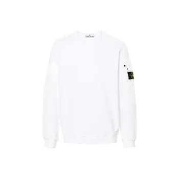STONE ISLAND Logo Patch Crewneck Sweatshirt