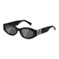 BLK Black Frame with Black Gray Lens/Silver Logo