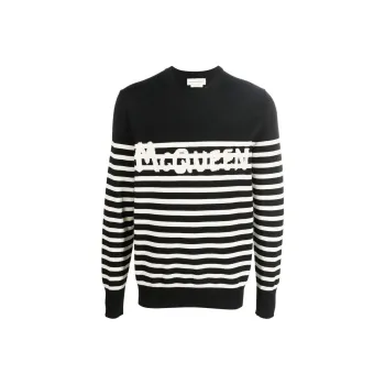 Alexander McQueen Sweaters Men Black