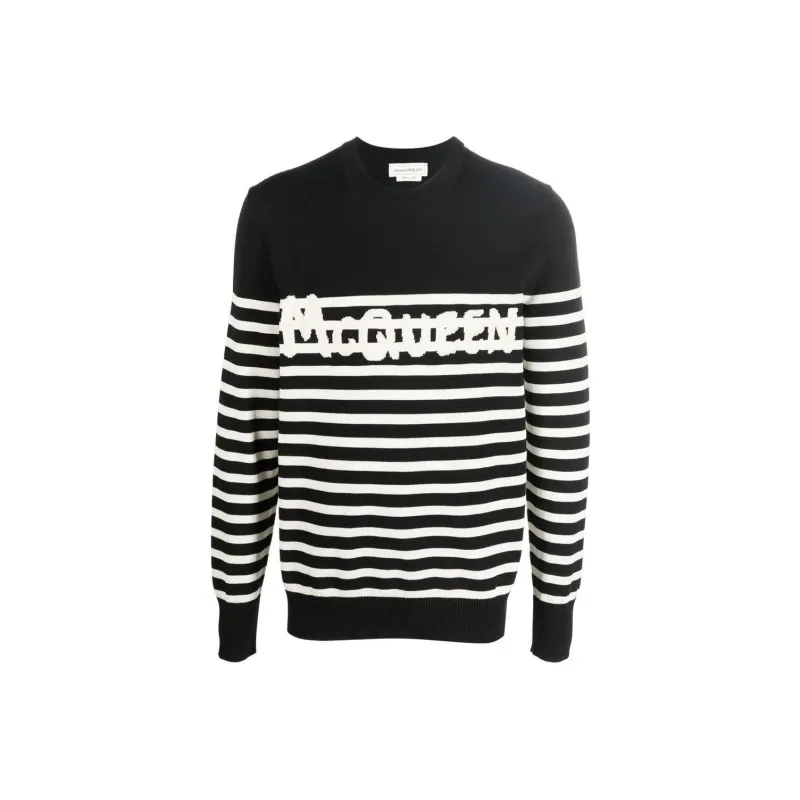 Alexander McQueen Sweaters Men Black-0