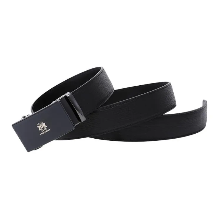 FION Top Grain Cow Leather Belts Men's Width 3.5CM-1