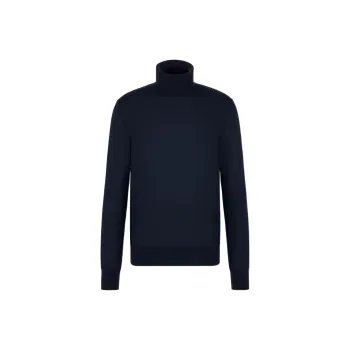 DIOR FW22 Cashmere Sweater Men's Navy Blue