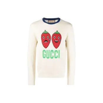 GUCCI Sweaters Men Ecru