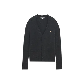 Maison Kitsune V Neck Knit Cardigan