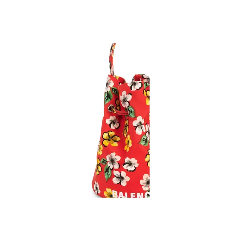 Balenciaga Recycled Sports Nylon Bucket Bags Handbags Extra Small Women's Multicolor-3