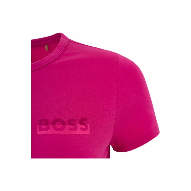 HUGO BOSS Logo Printed Crewneck T Shirt-3