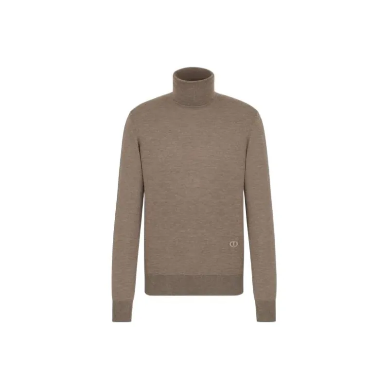DIOR Cashmere Sweaters Men Brown-0