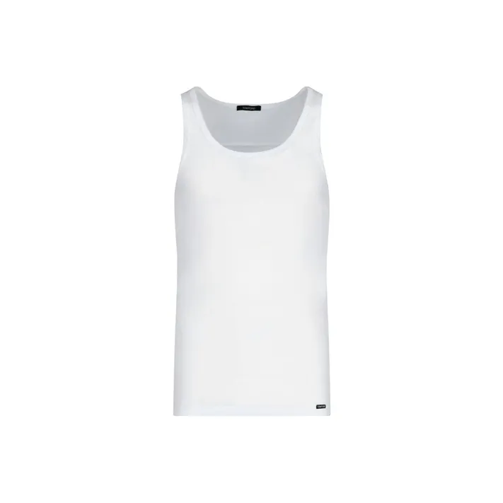 TOM FORD Ribbed Crewneck Tank Top-0