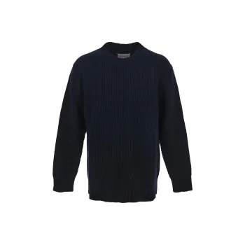 Maison Margiela High Neck Long Sleeved Knitted Pullover
