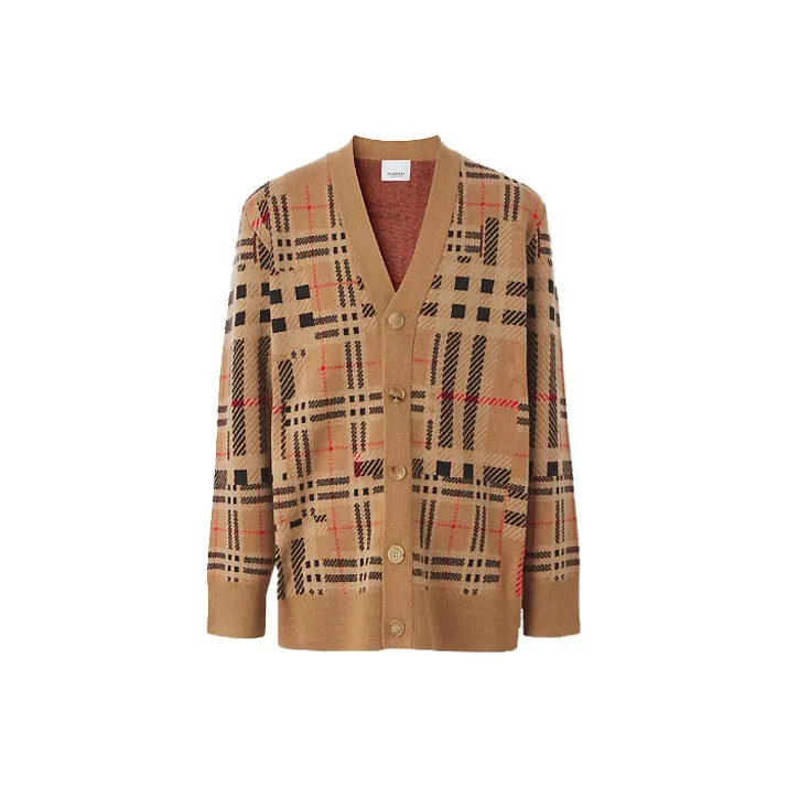 Burberry Cashmere Sweaters Men Archive Beige-0