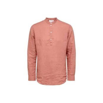 SELECTED Shirts Men Gray Rose