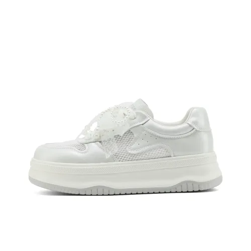 FIVE PLUS Anti Slip Wear Resistant Low Top Skateboard Shoes Women's